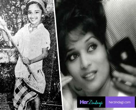 madhuri dixit childhood pics